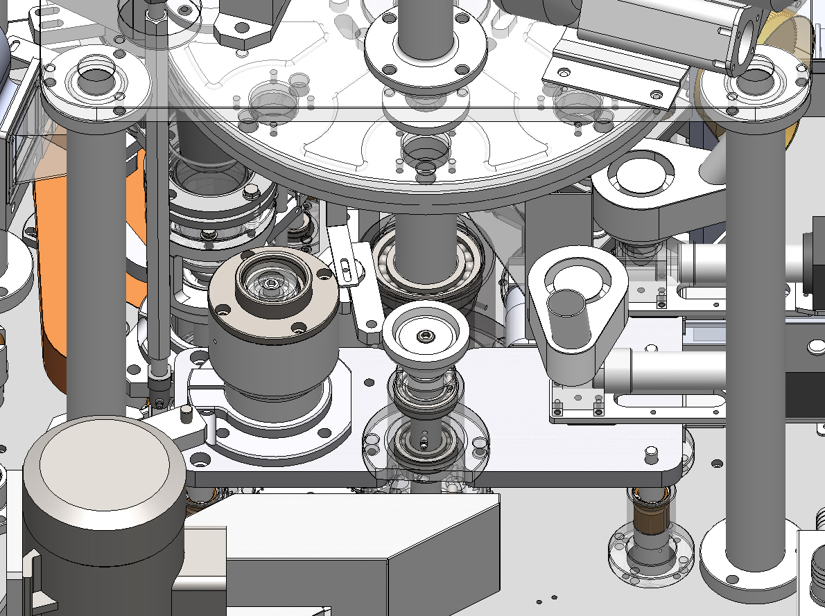 Knurling,rotate roll bottom,  bottom heating     